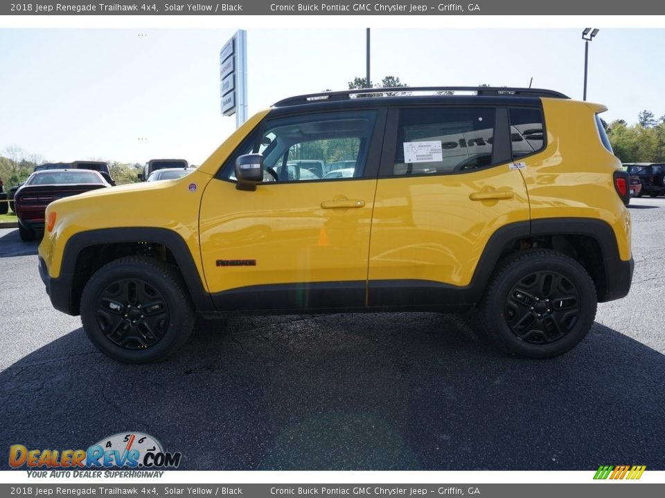 2018 Jeep Renegade Trailhawk 4x4 Solar Yellow / Black Photo #5