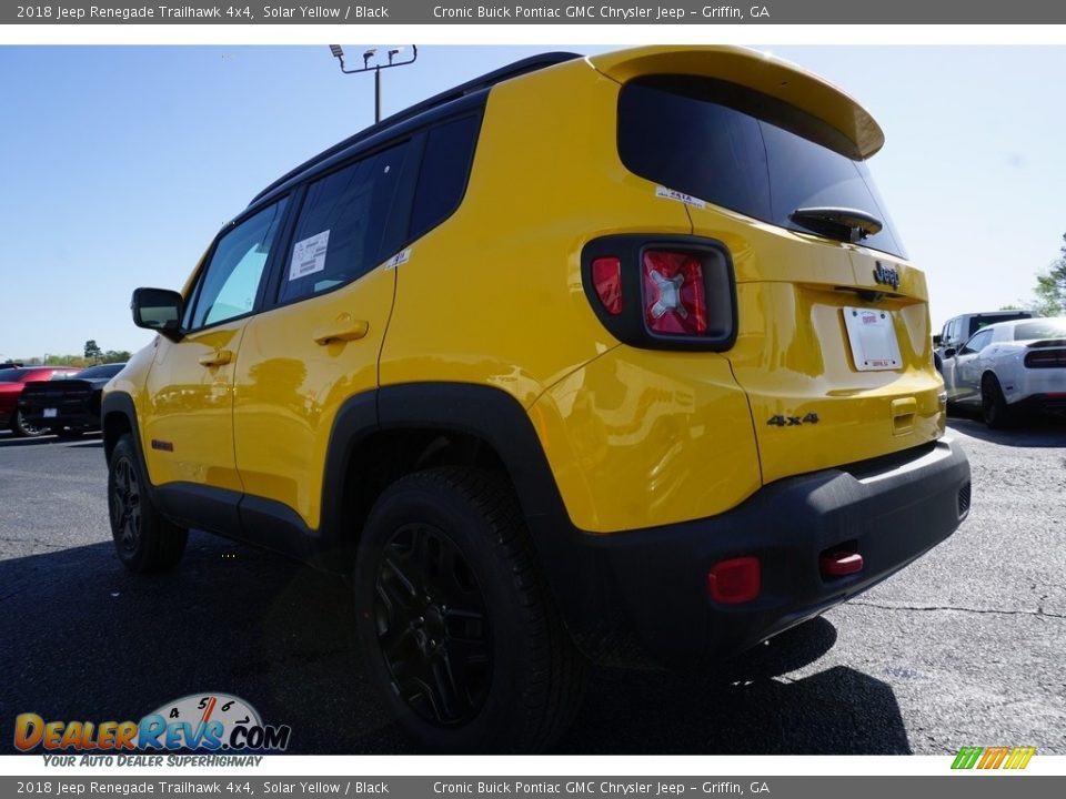 2018 Jeep Renegade Trailhawk 4x4 Solar Yellow / Black Photo #16