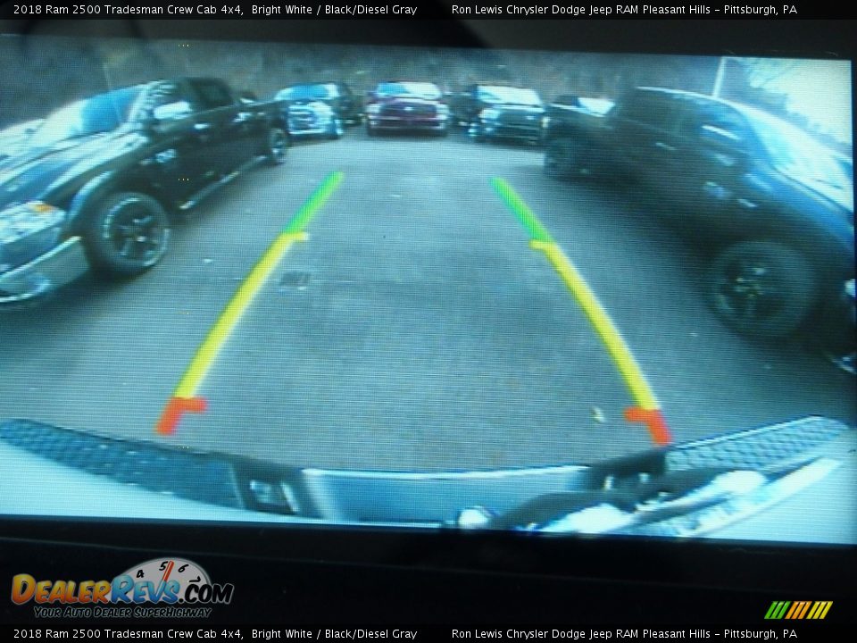 2018 Ram 2500 Tradesman Crew Cab 4x4 Bright White / Black/Diesel Gray Photo #16