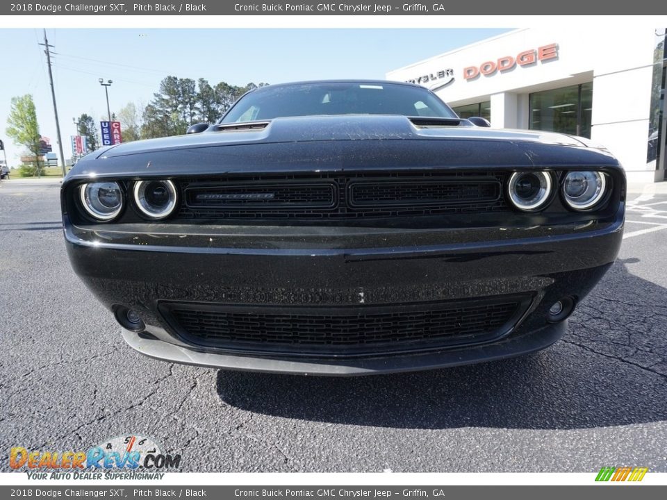 2018 Dodge Challenger SXT Pitch Black / Black Photo #2