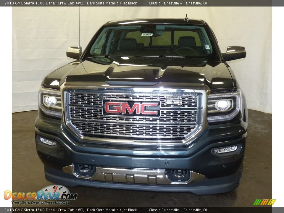 2018 GMC Sierra 1500 Denali Crew Cab 4WD Dark Slate Metallic / Jet Black Photo #4