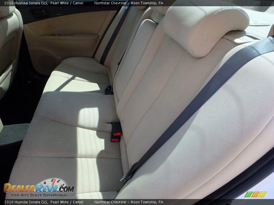 2010 Hyundai Sonata GLS Pearl White / Camel Photo #9