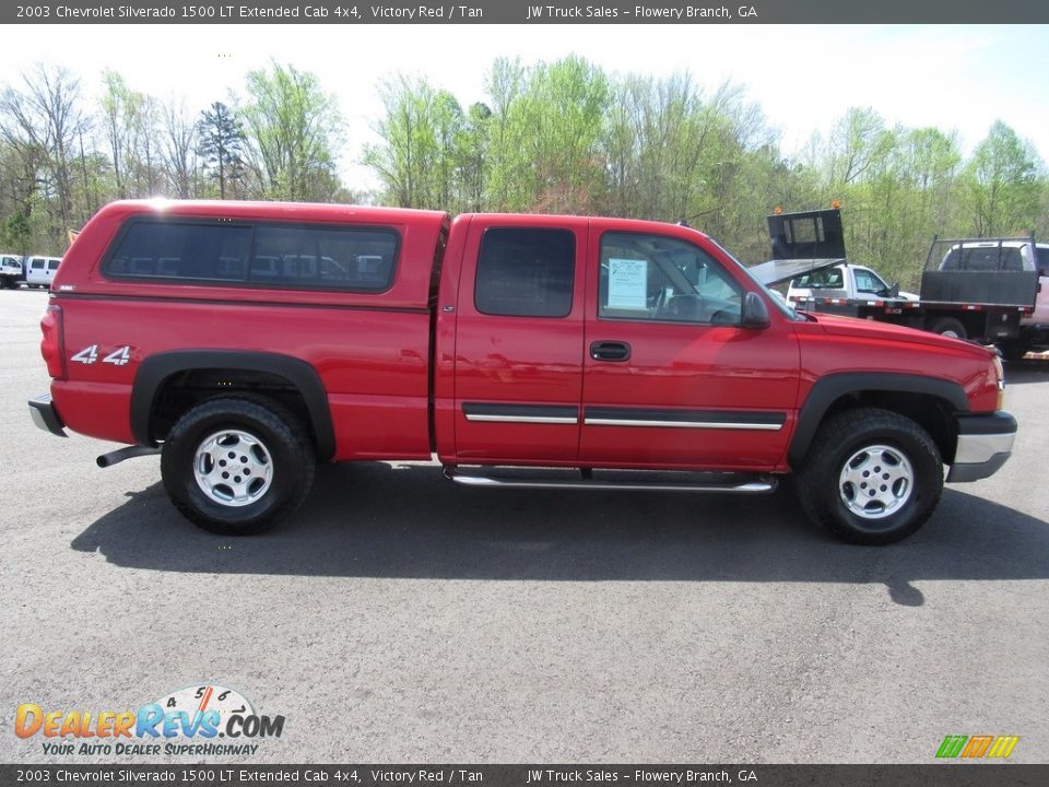 2003 Chevrolet Silverado 1500 LT Extended Cab 4x4 Victory Red / Tan Photo #6