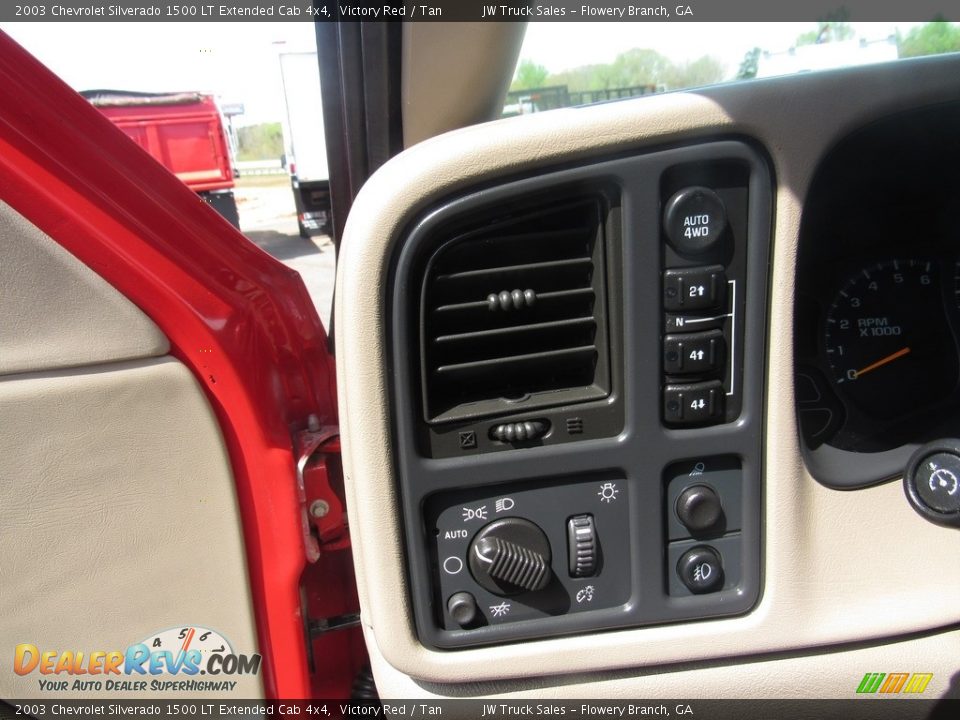 2003 Chevrolet Silverado 1500 LT Extended Cab 4x4 Victory Red / Tan Photo #14