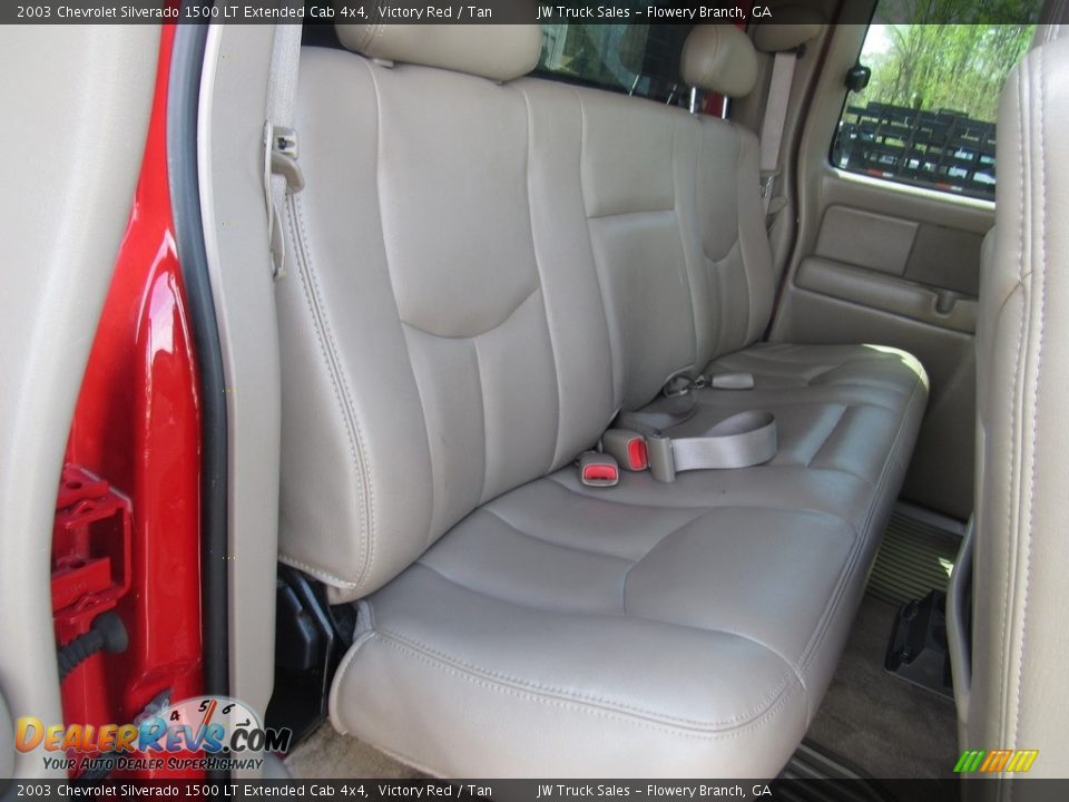 2003 Chevrolet Silverado 1500 LT Extended Cab 4x4 Victory Red / Tan Photo #27