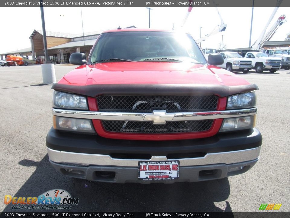 2003 Chevrolet Silverado 1500 LT Extended Cab 4x4 Victory Red / Tan Photo #36