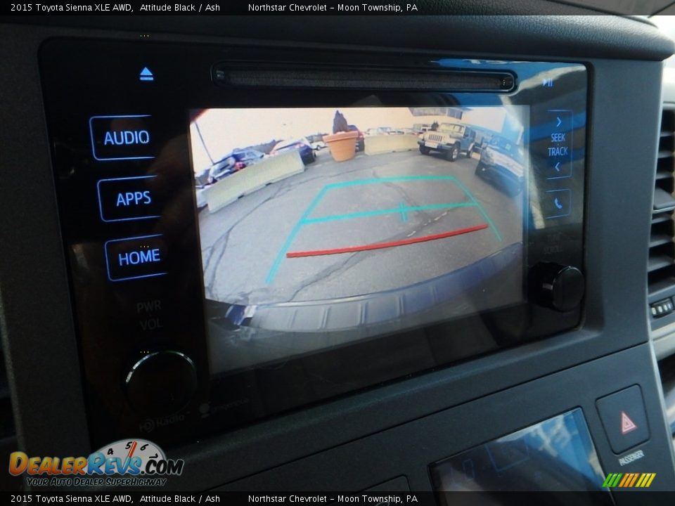 2015 Toyota Sienna XLE AWD Attitude Black / Ash Photo #30