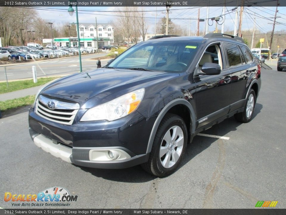 2012 Subaru Outback 2.5i Limited Deep Indigo Pearl / Warm Ivory Photo #2