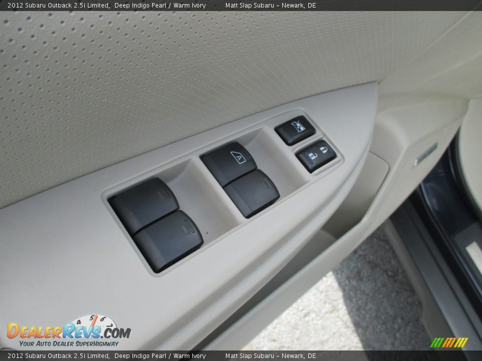 2012 Subaru Outback 2.5i Limited Deep Indigo Pearl / Warm Ivory Photo #15