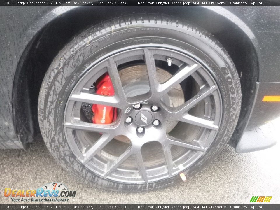 2018 Dodge Challenger 392 HEMI Scat Pack Shaker Pitch Black / Black Photo #9