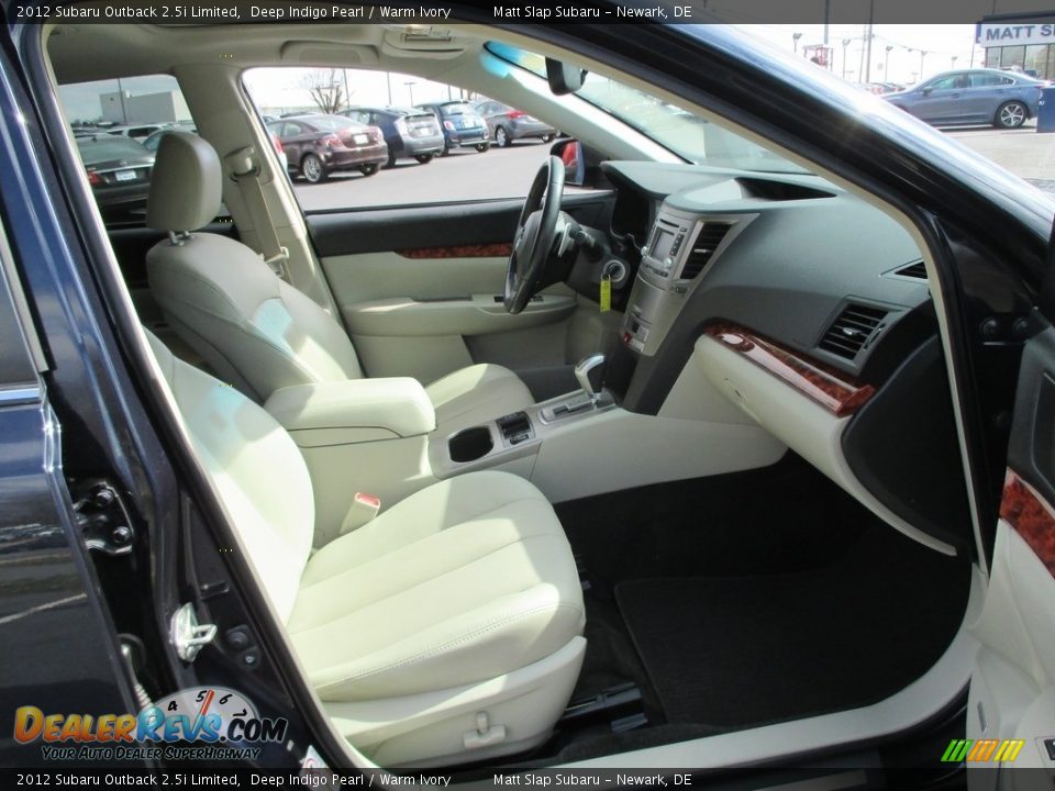 2012 Subaru Outback 2.5i Limited Deep Indigo Pearl / Warm Ivory Photo #18
