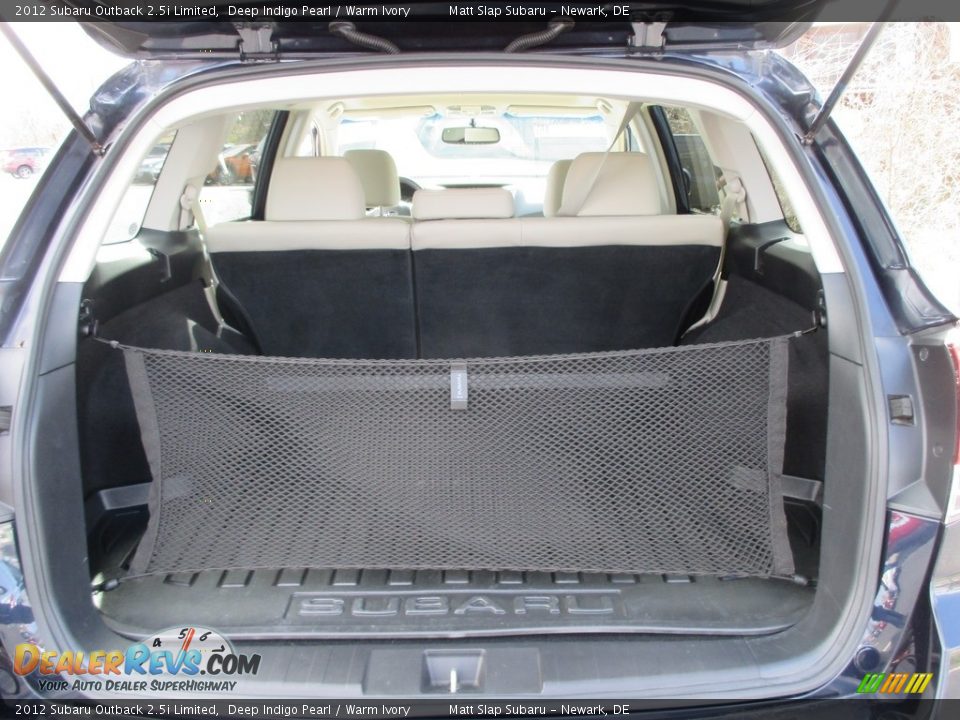 2012 Subaru Outback 2.5i Limited Deep Indigo Pearl / Warm Ivory Photo #20