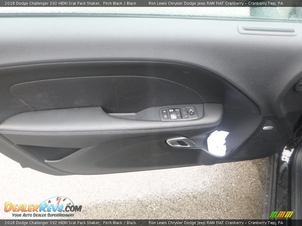 2018 Dodge Challenger 392 HEMI Scat Pack Shaker Pitch Black / Black Photo #13