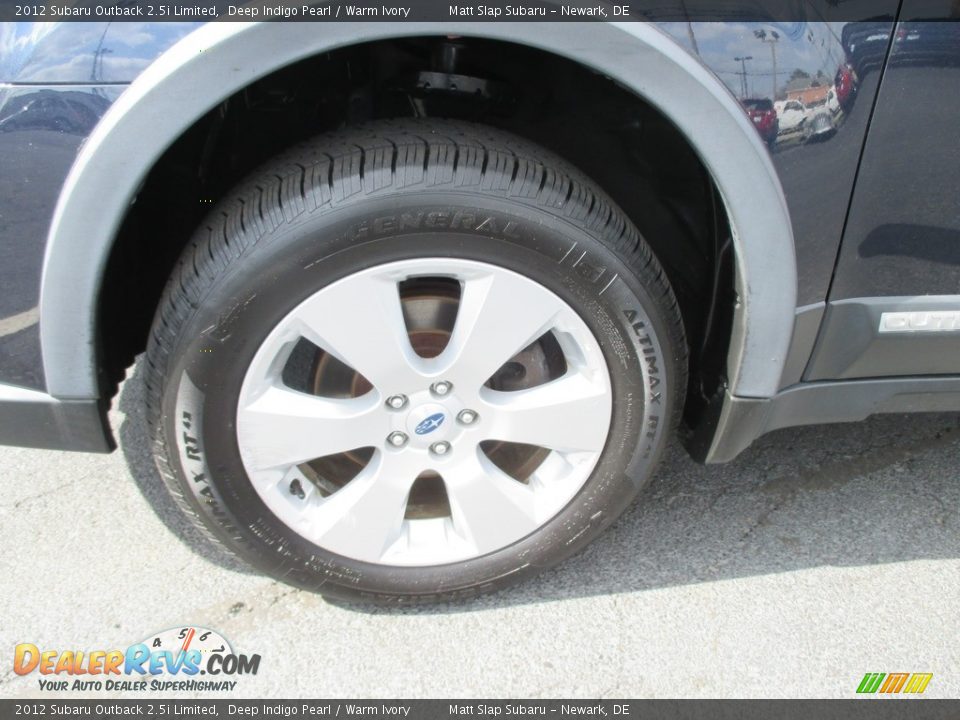2012 Subaru Outback 2.5i Limited Deep Indigo Pearl / Warm Ivory Photo #23