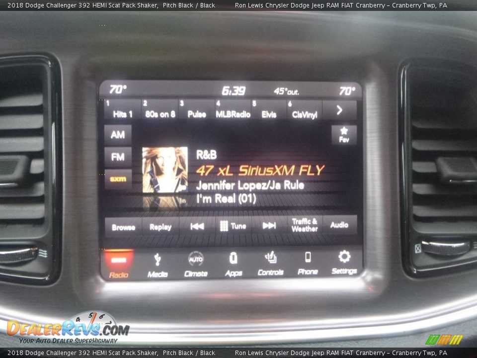 2018 Dodge Challenger 392 HEMI Scat Pack Shaker Pitch Black / Black Photo #16