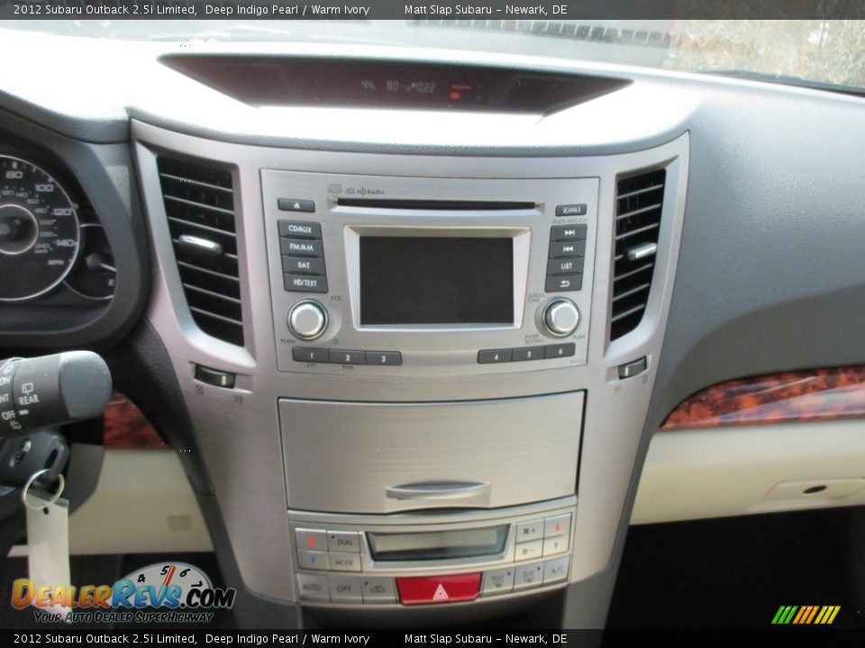 2012 Subaru Outback 2.5i Limited Deep Indigo Pearl / Warm Ivory Photo #26