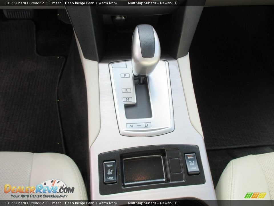 2012 Subaru Outback 2.5i Limited Deep Indigo Pearl / Warm Ivory Photo #27