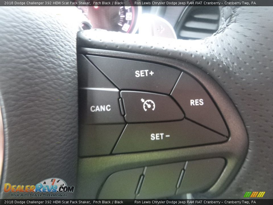 2018 Dodge Challenger 392 HEMI Scat Pack Shaker Pitch Black / Black Photo #19