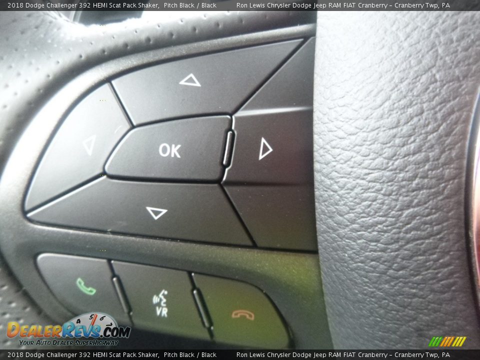 2018 Dodge Challenger 392 HEMI Scat Pack Shaker Pitch Black / Black Photo #20