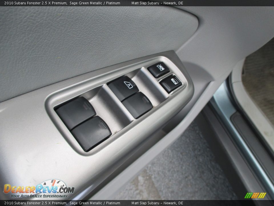 2010 Subaru Forester 2.5 X Premium Sage Green Metallic / Platinum Photo #14