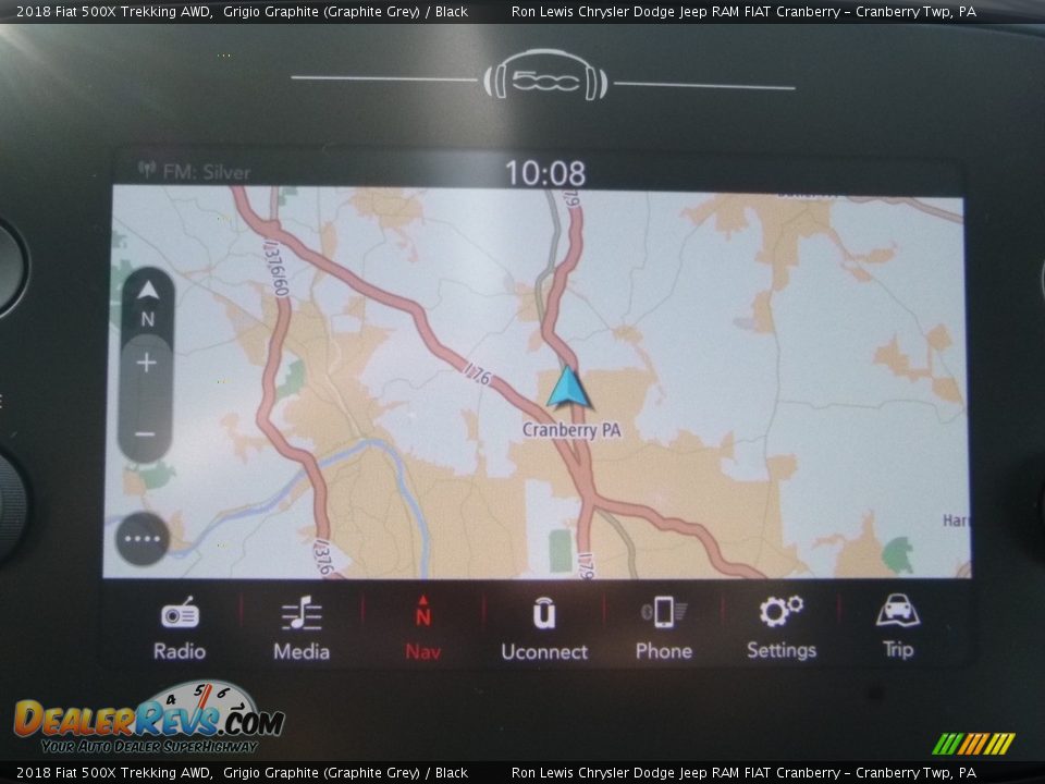 Navigation of 2018 Fiat 500X Trekking AWD Photo #17