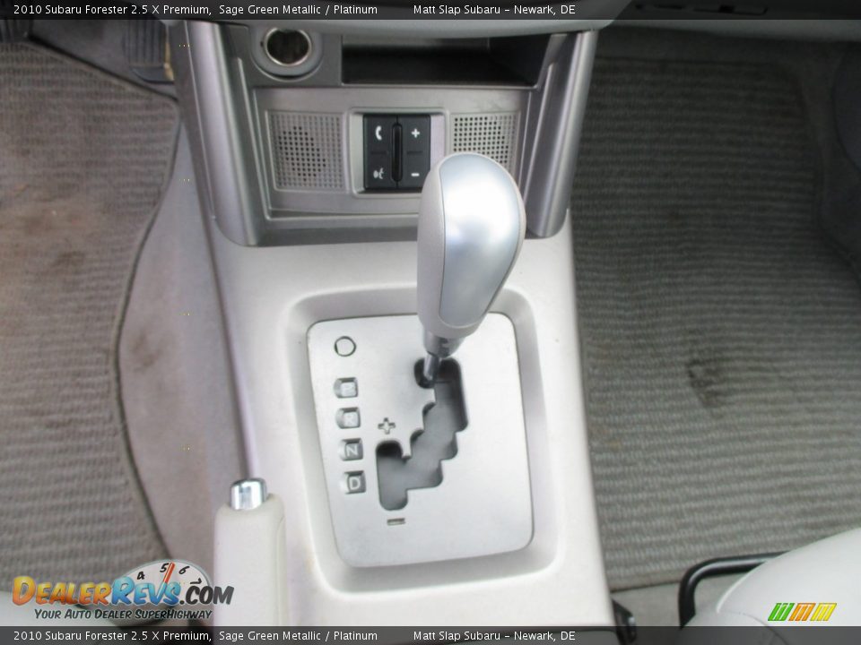 2010 Subaru Forester 2.5 X Premium Sage Green Metallic / Platinum Photo #26
