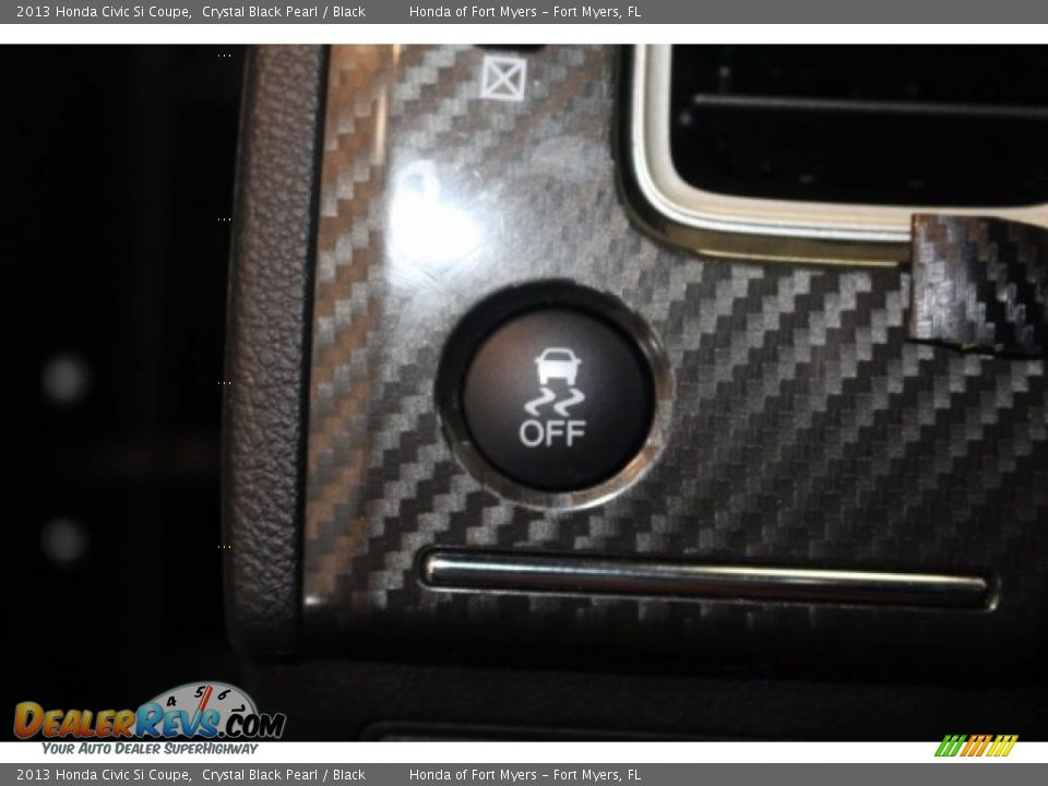 2013 Honda Civic Si Coupe Crystal Black Pearl / Black Photo #20