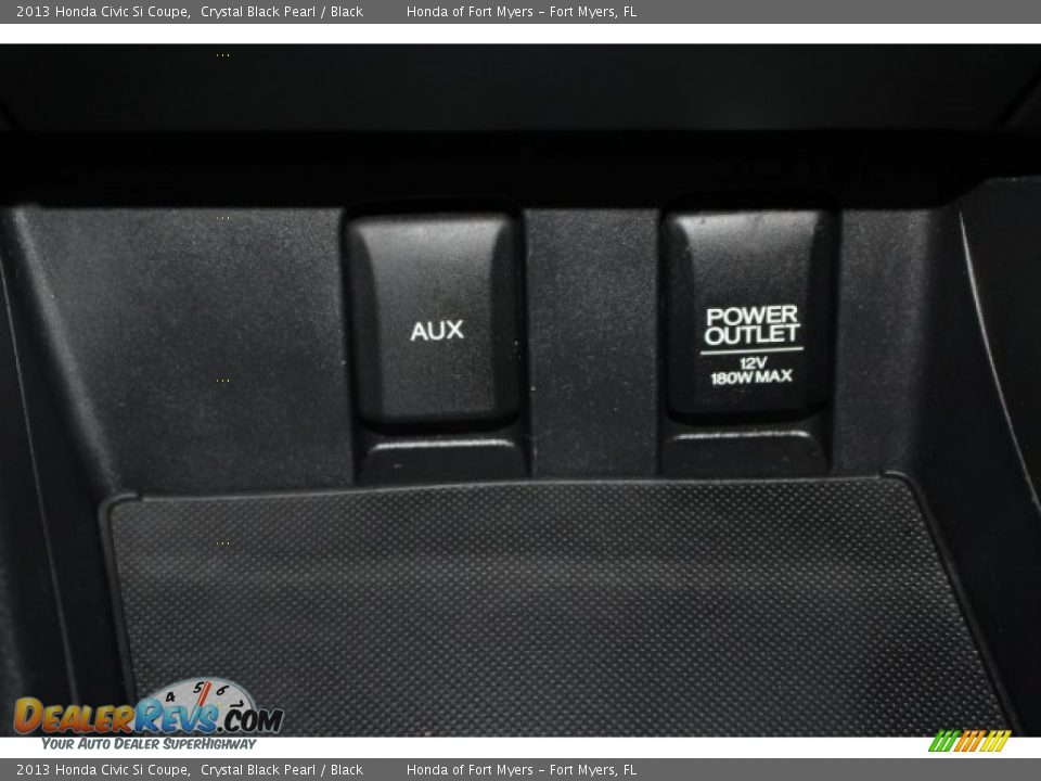 2013 Honda Civic Si Coupe Crystal Black Pearl / Black Photo #29