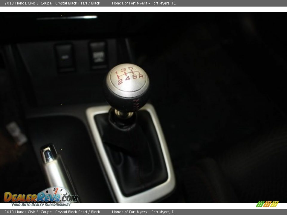 2013 Honda Civic Si Coupe Crystal Black Pearl / Black Photo #30