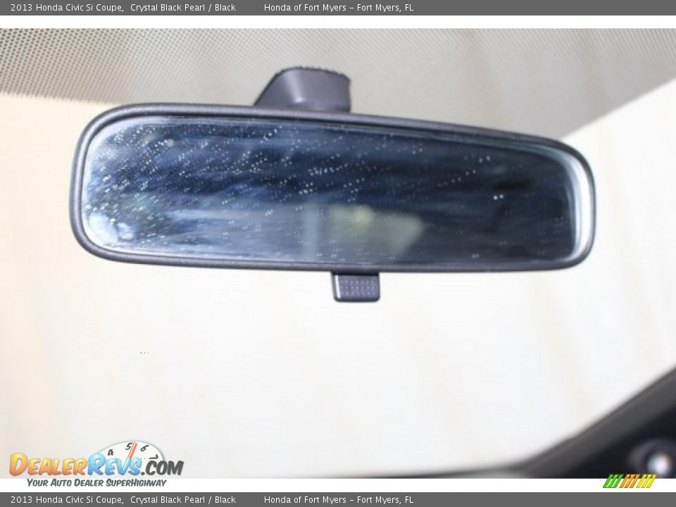 2013 Honda Civic Si Coupe Crystal Black Pearl / Black Photo #31