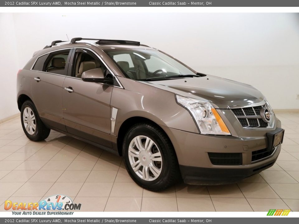 2012 Cadillac SRX Luxury AWD Mocha Steel Metallic / Shale/Brownstone Photo #1