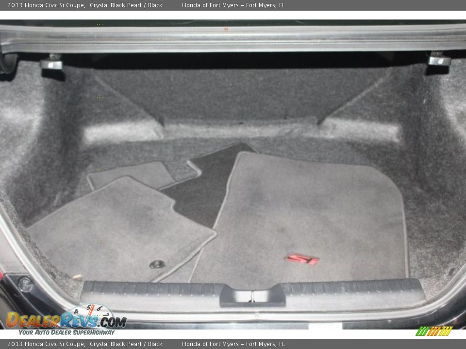 2013 Honda Civic Si Coupe Crystal Black Pearl / Black Photo #33
