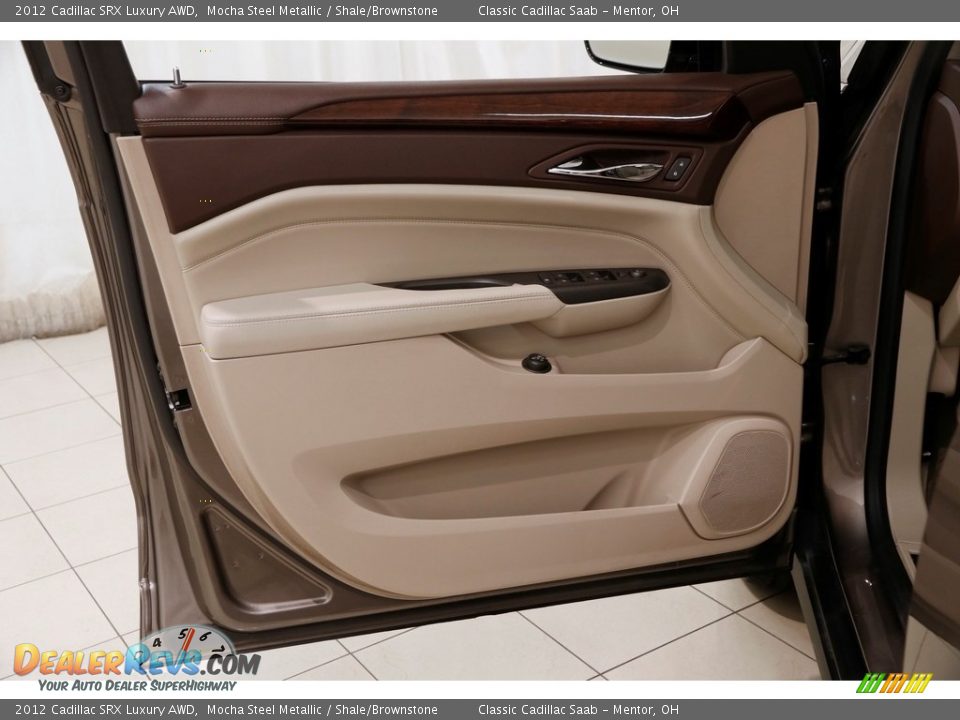 2012 Cadillac SRX Luxury AWD Mocha Steel Metallic / Shale/Brownstone Photo #4
