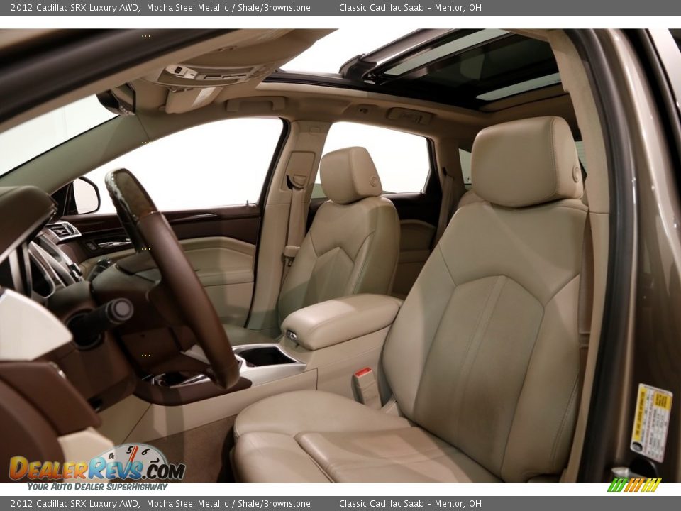 2012 Cadillac SRX Luxury AWD Mocha Steel Metallic / Shale/Brownstone Photo #5