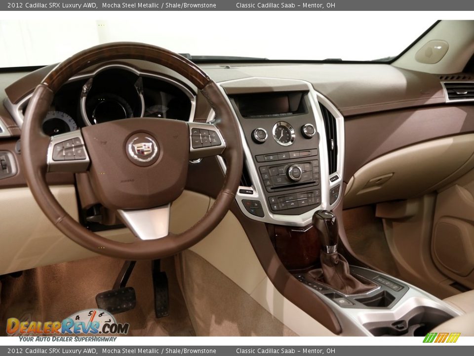 2012 Cadillac SRX Luxury AWD Mocha Steel Metallic / Shale/Brownstone Photo #6