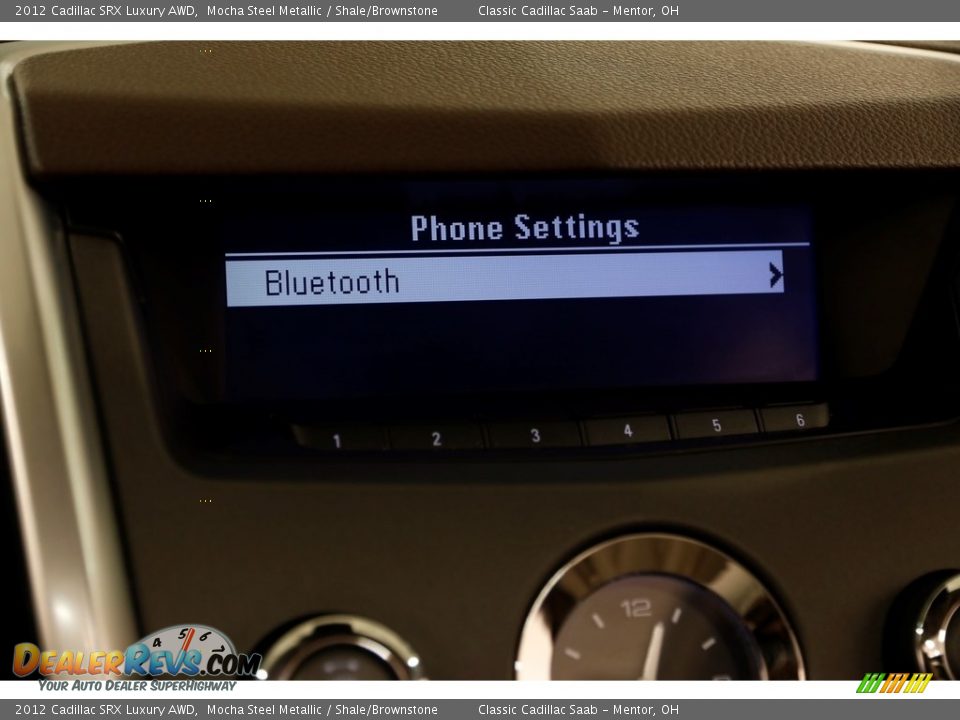 2012 Cadillac SRX Luxury AWD Mocha Steel Metallic / Shale/Brownstone Photo #11
