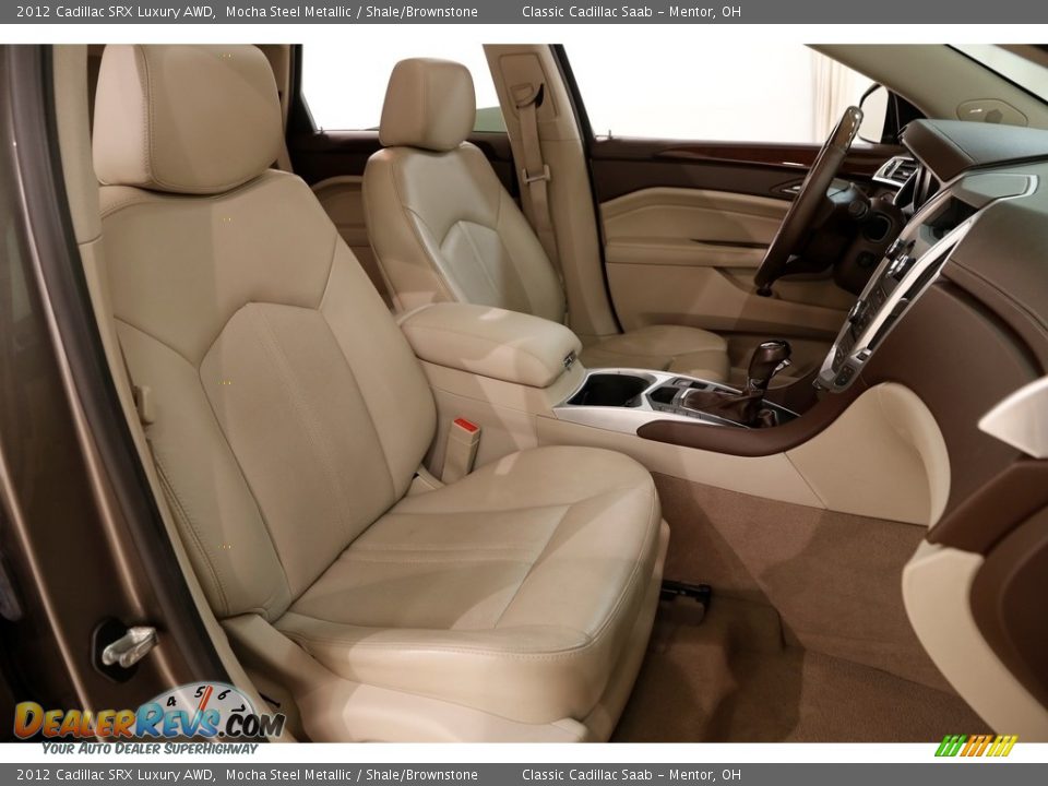 2012 Cadillac SRX Luxury AWD Mocha Steel Metallic / Shale/Brownstone Photo #13