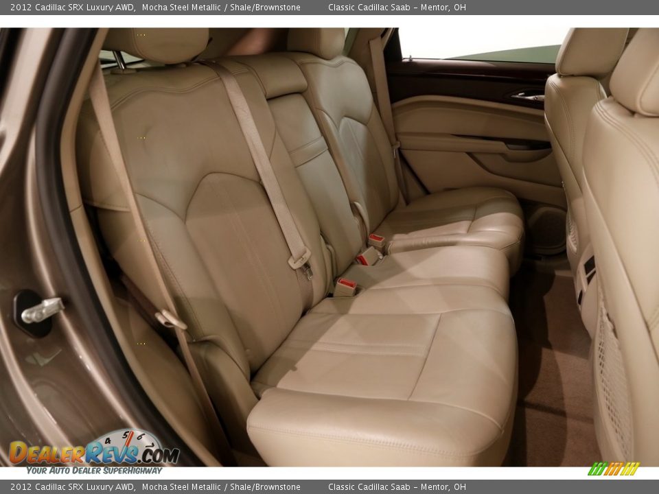 2012 Cadillac SRX Luxury AWD Mocha Steel Metallic / Shale/Brownstone Photo #14