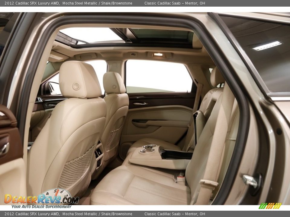 2012 Cadillac SRX Luxury AWD Mocha Steel Metallic / Shale/Brownstone Photo #16