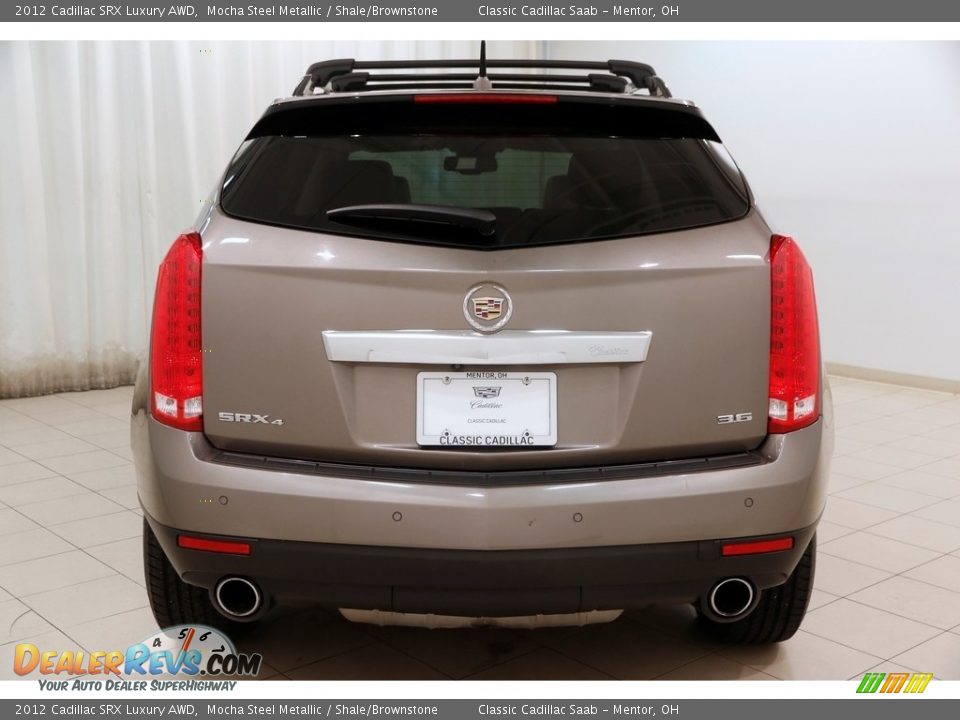 2012 Cadillac SRX Luxury AWD Mocha Steel Metallic / Shale/Brownstone Photo #18