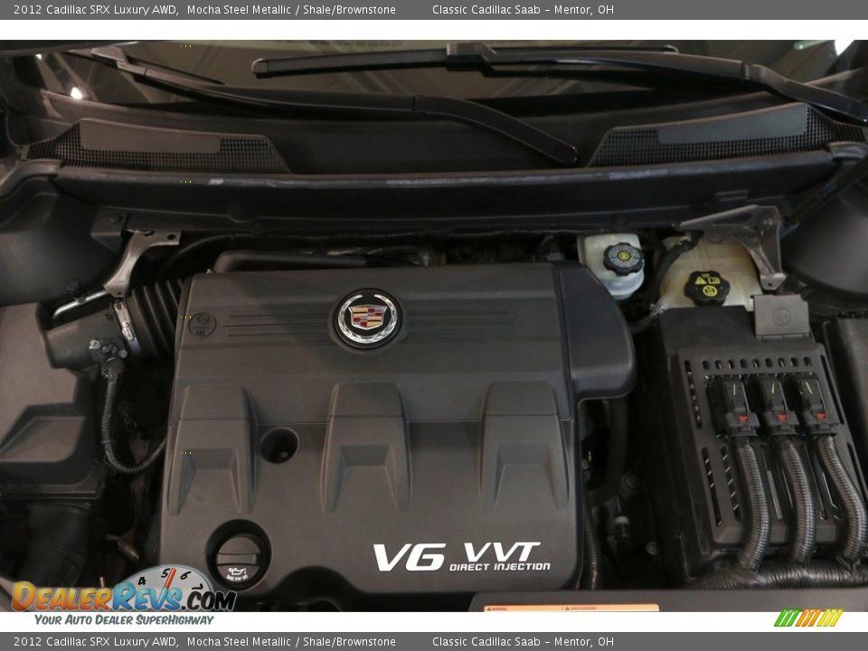 2012 Cadillac SRX Luxury AWD Mocha Steel Metallic / Shale/Brownstone Photo #19