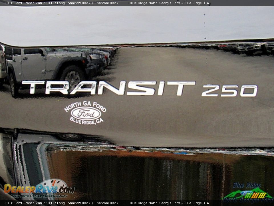 2018 Ford Transit Van 250 HR Long Shadow Black / Charcoal Black Photo #24