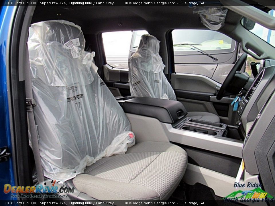 2018 Ford F150 XLT SuperCrew 4x4 Lightning Blue / Earth Gray Photo #11