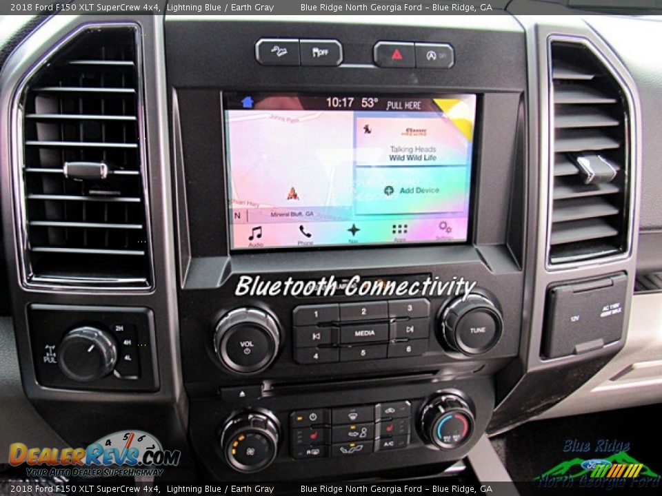 2018 Ford F150 XLT SuperCrew 4x4 Lightning Blue / Earth Gray Photo #14