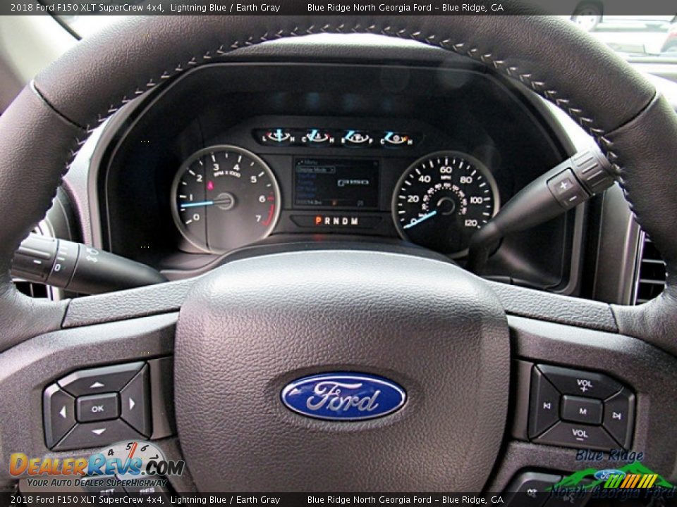2018 Ford F150 XLT SuperCrew 4x4 Lightning Blue / Earth Gray Photo #15