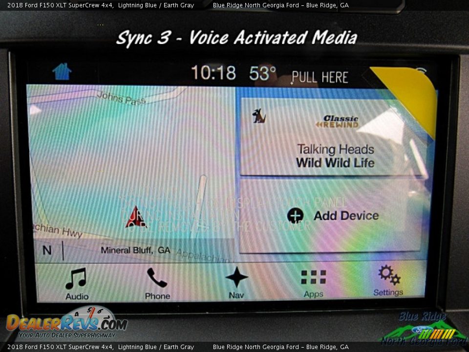 2018 Ford F150 XLT SuperCrew 4x4 Lightning Blue / Earth Gray Photo #16