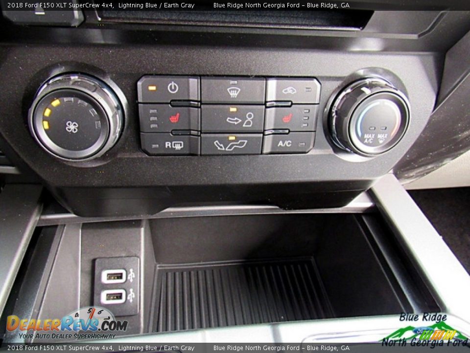 2018 Ford F150 XLT SuperCrew 4x4 Lightning Blue / Earth Gray Photo #18