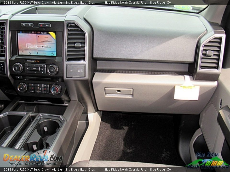 2018 Ford F150 XLT SuperCrew 4x4 Lightning Blue / Earth Gray Photo #25