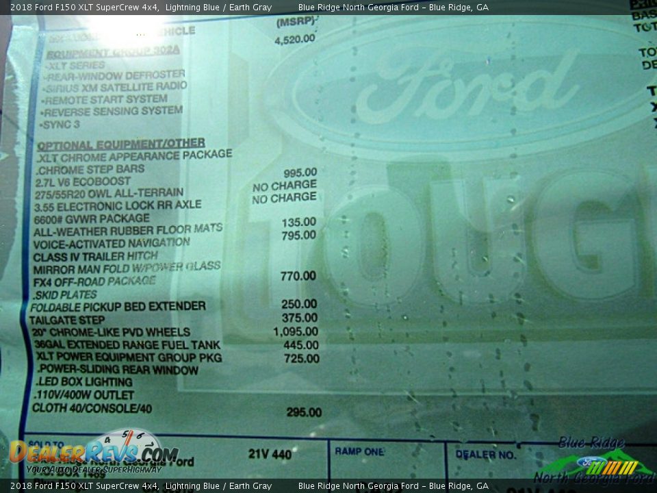 2018 Ford F150 XLT SuperCrew 4x4 Lightning Blue / Earth Gray Photo #26