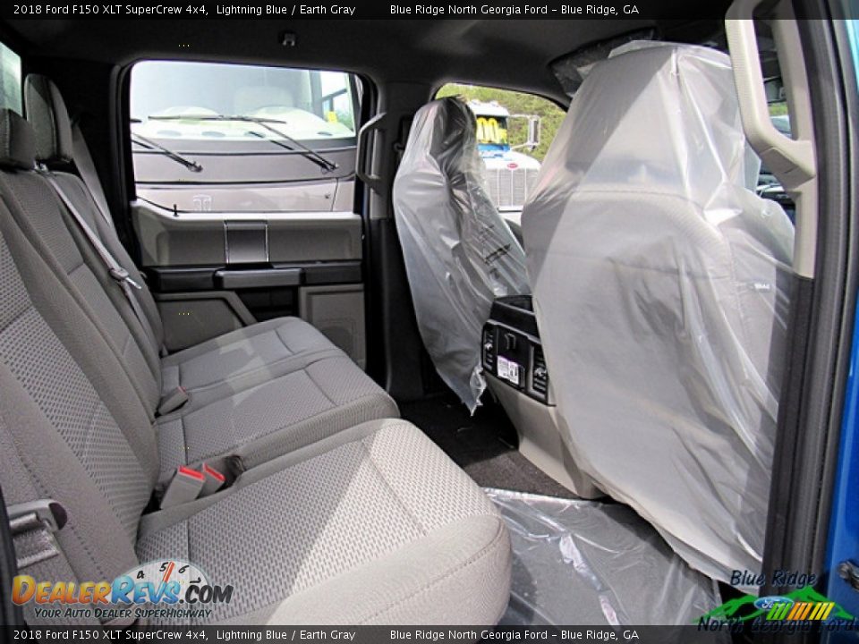 2018 Ford F150 XLT SuperCrew 4x4 Lightning Blue / Earth Gray Photo #30
